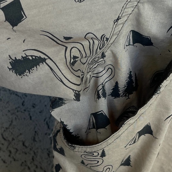 Wolverine Button Up Shirt Mens XXL 2X Brown Snap Front Vented Outdoor - Picture 5 of 12